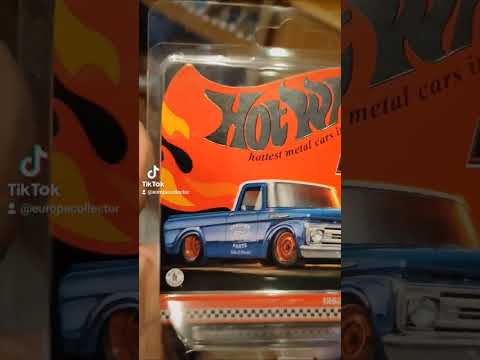 Hot Wheels Red Line Club 1962 Ford F100 blue #hotwheels #matchbox #mattel #rlc #redlineclub