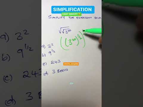 Simplifying the surds/square roots #maths