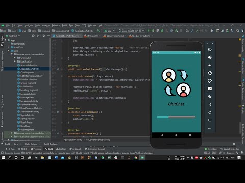 ChitChat - Android Studio Project (Messaging App - Google Firebase) (Demo)