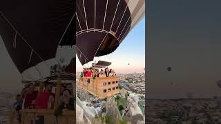 🇹🇷Cappadocia Hot Air Balloon🎈#shorts #cappadocia #turkey #hotairballoon