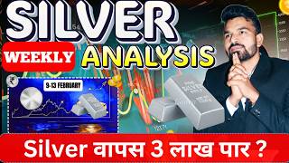 SILVER  WEEKLY ANALYSIS l 9-13 FEB  l SILVER MCX NEXT WEEK PREDICTION #silvermcweeklyxanalysis