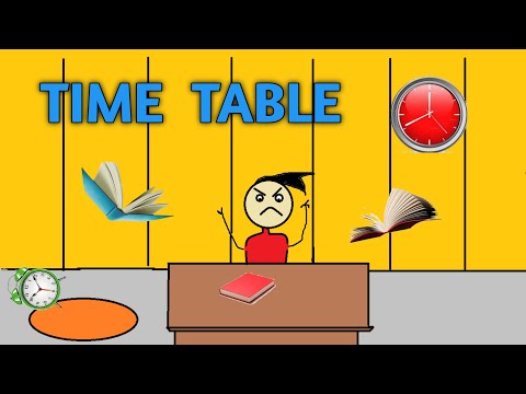 TIME TABLE REALITY IN INDIA ? || STUDY TIME TABLE : ASR CRAETION