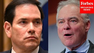 'It's Outrageous': Tim Kaine Questions Marco Rubio's, Trump's Larger Strategy In Venezuela