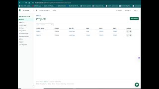 How to delete mongodb atlas project from atlas portal