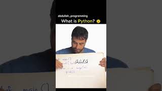 What is python? Part 02 #shorts #shortsfeed #programming #python
