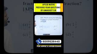APSSB MATHS PREVIOUS YEAR QUESTIONS by Amarjeet Sir #apssb #apssbmaths #apssbexam