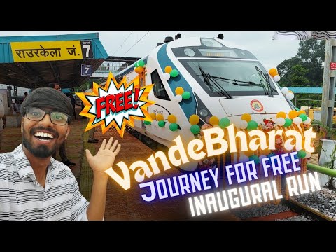 Vande Bharat | Rourkela  to Hawada | Inaugural Run @wheelontrack @RUPALIPANDA