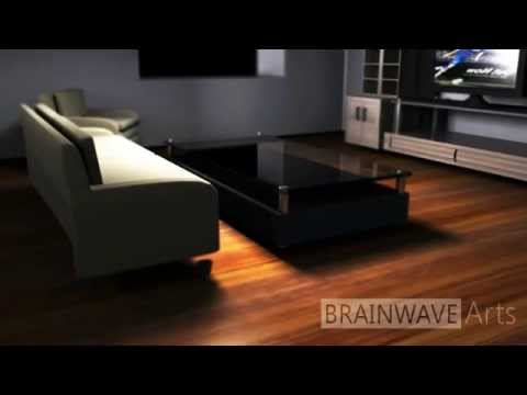 Living Room Made Using Maya
