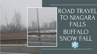 Road Travel to Niagara Falls #niagarafalls #buffalo #travel #carride #falls #niagarafalls #snowfall 