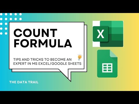 How to Use the COUNT Formula in MS Excel/Google Sheets | Step-by-Step Tutorial for Beginners