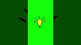 Green Screen Idea Bulb | Free Download | Creative Overlay #chroma