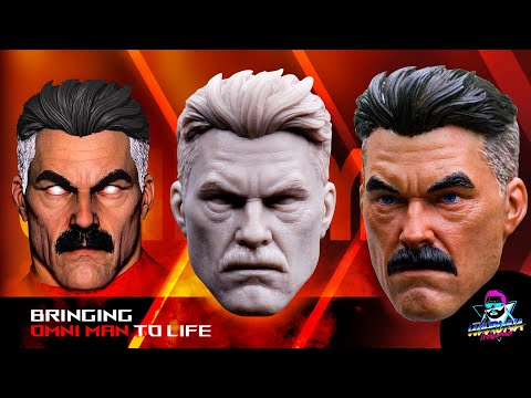 Making Realistic Omni Man sculpture - Invincible