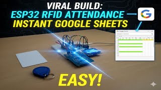 How to Build an ESP32 RFID Attendance System | Google Sheets Logger Tutorial (MFRC522 + OLED)