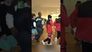 The one in front of dez was going crazy 😭😂 #ampclips #amp #kaicenant #jabbawockeez #funny