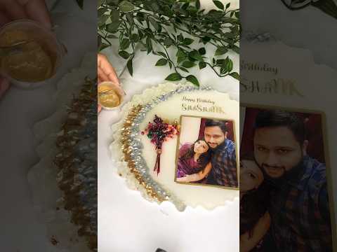 How to elevate the look of your resin photo frame #resintutorial #resingifts #personalised #diy