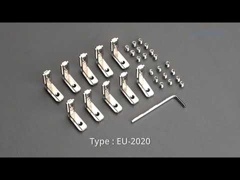 AUTOUTLET 10pcs T Slot Aluminum Profile Zinc Alloy L-Shape Brackets 2020