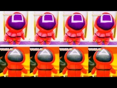 How look 🤔? Squid game Small🎭Guard's When They Sing 🎶 Song #squidgame#numanuma#deepfake#youtubshorts