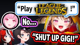 Oozora Police Arrest Gigi For Cloning Calli So She Can Play League With Her【Hololive】