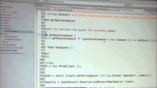 Xamarin MVVM demo. Stocks app sample explained.