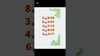 Test Your Math Skills with This Puzzle!" #brainteasers #funwithmath #logicalthinking #mathpuzzles