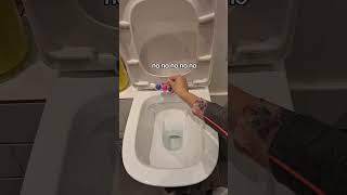 The Best Way To Use Bloo Toilet Freshener #toilet #learningvideos #watchandlearn #cleaning #shorts