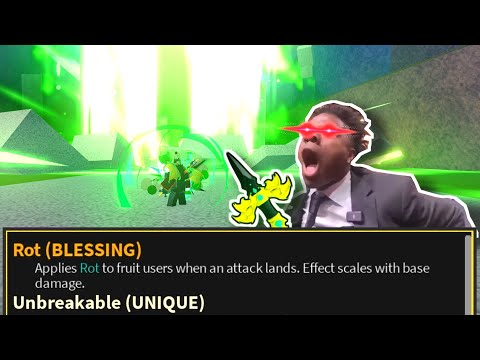 *BLESSING and UNBREAKABLE* Dark Daggar give me Crazy effects!! In 【BLOX FRUITS】#roblox #bloxfruits