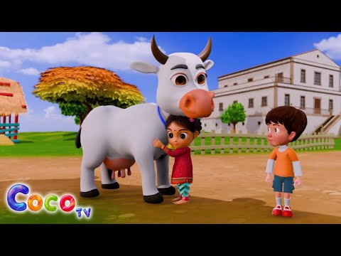 Gaiya Meri Gaiya 3D Kids Rhyme | Hindi Nursery Rhymes for Kids | Children Song | 3D Coco TV Rhymes