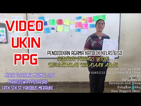 UKIN PPG MATERI SELURUH PRIBADI YESUS MEWARTAKAN KERAJAAN ALLAH