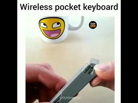 Wireless pocket keyboard...