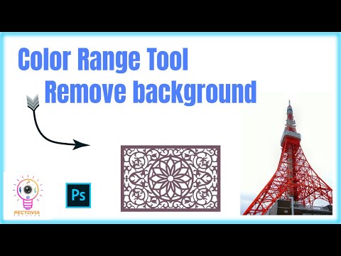 Color range tool remove background