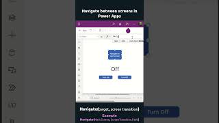 Navigate Screens in Power Apps #navigate #powerapps #tutorial #tips #office #office365  #pc #screen