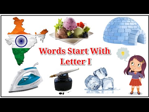I Letter words |  I Letter with Pictures | I letter Vocabulary @funnlearnpreschool6016