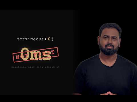 setTimeout(0) Doesn't Run First. | Microtasks vs Macrotasks