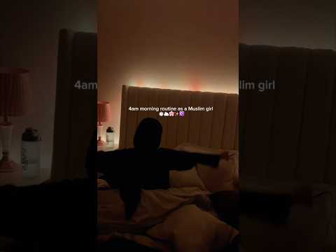 4am motivational morning routine as a Muslim ⏱️⛅️🌸✨☪️ #morning #routinevlog #islamicvideo #shorts