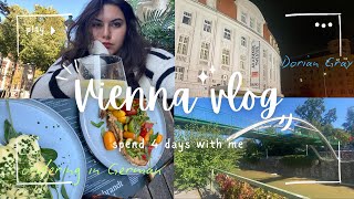 things to do in Vienna vlog ∣ flea markets, parks, cafés, rooftop ∣almanca sipariş&türk kahvaltısı