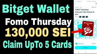 Bitget Wallet Fomo Thursday SEI Airdrop | How To Join Bitget Wallet SEI Fomo Thursday Round 10
