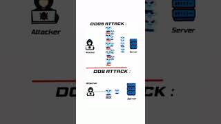 DDoS vs DoS Attack Explained in 30 Seconds! | Cybersecurity Basics