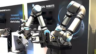 NVIDIA GTC 2025 - Acumino Bimanual Manipulation Demo with Universal Robots