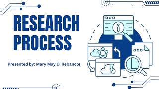 THE RESEARCH PROCESS