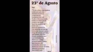 ORAÇÃO DO DIA DE HOJE - 23 DE AGOSTO - ORAÇÃO AO VIVO