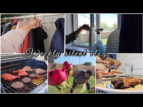 Weekly vlog | day in life | family outing, cleaning, planting, BBQ for dinner #cenematic