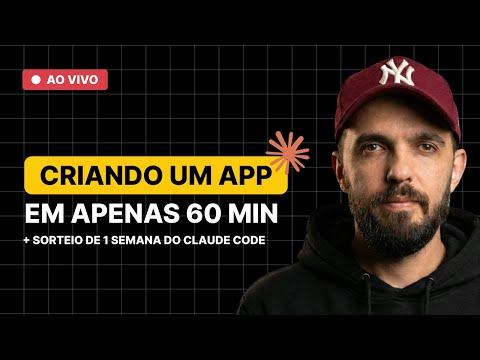 Speedrun de Claude Code  | 🔴 Live Coding + SORTEIO CLAUDE CODE