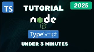 TypeScript Node/Express Setup Tutorial 🚀 – Complete Guide Under 3 Minutes