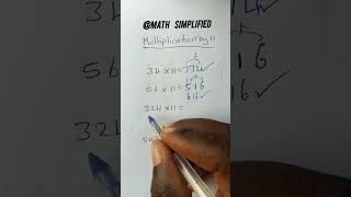 multiplication hack 🔥🔥#mathsimplified #basicproblems #maths