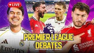 🔴 FRONT THREE LIVE: HEATED PREMIER LEAGUE ROUNDUP + FOOTBALL QUIZ 🔥