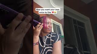How you think you sound like vs reality #relatable #funny #lipsync #youtubeshorts #shorts