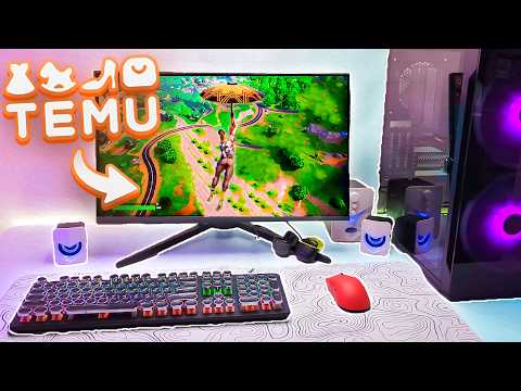 Building a CHEAP Gaming Setup with Temu...
