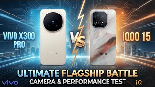 Vivo X300 Pro vs iQOO 15 – Ultimate Flagship Battle! Camera, Performance & Gaming Comparison 2025
