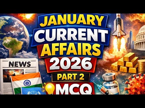 January current affairs 2026 mcq part 2