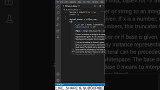 Hexadecimal to Decimal converter #python #shorts